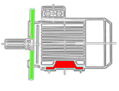 Motor 1,5 kW, 2-polig, 090S, V15, 100Hz, 380V, IE4 SuPremE